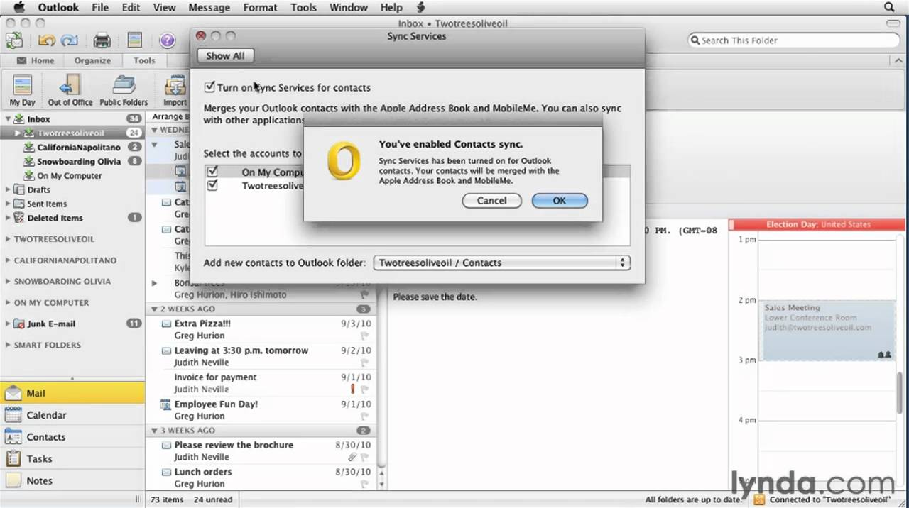 download address book outlook mac